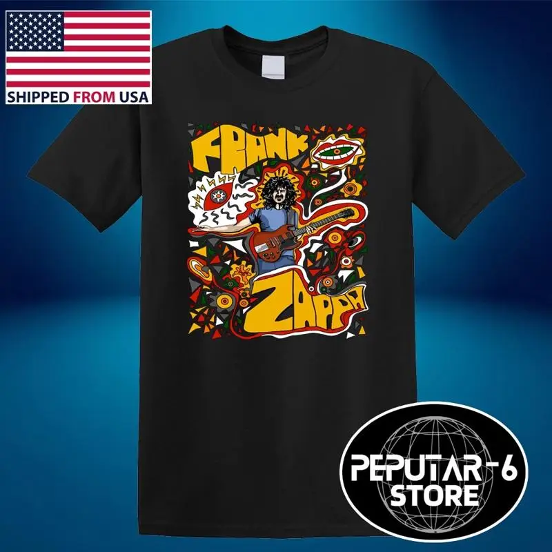 

Frank Zappa Men's Black Size S-5XL
