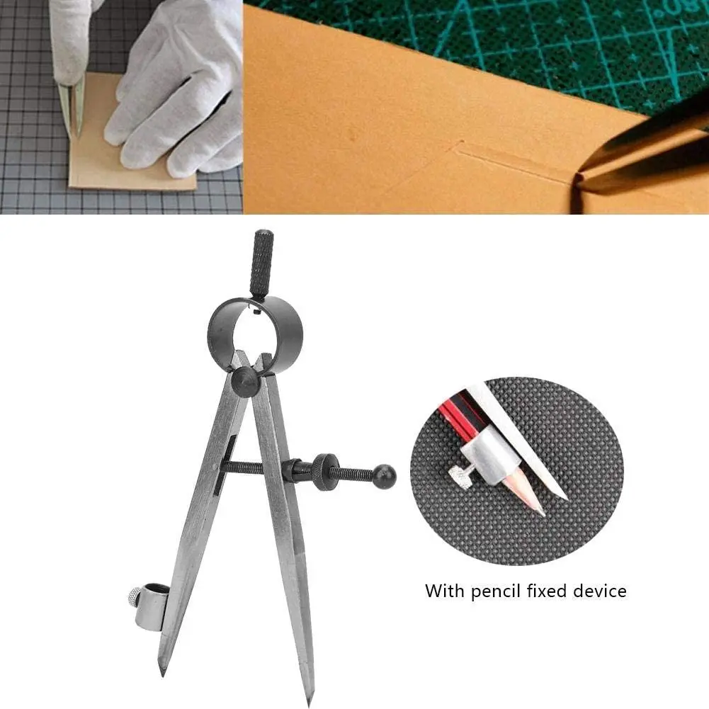 100-300mm Wing Divider Line Location Scriber Drawing Compasses Craft Rotating Tool Drafting Compass Line Compasses