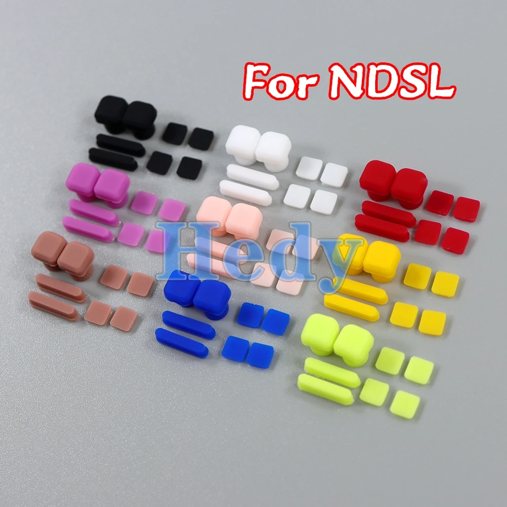 1set Replacement High Quality For DS Lite Console Screw Rubber Feet Cover for NDSL Upper LCD Screen Screws Cover Rubber