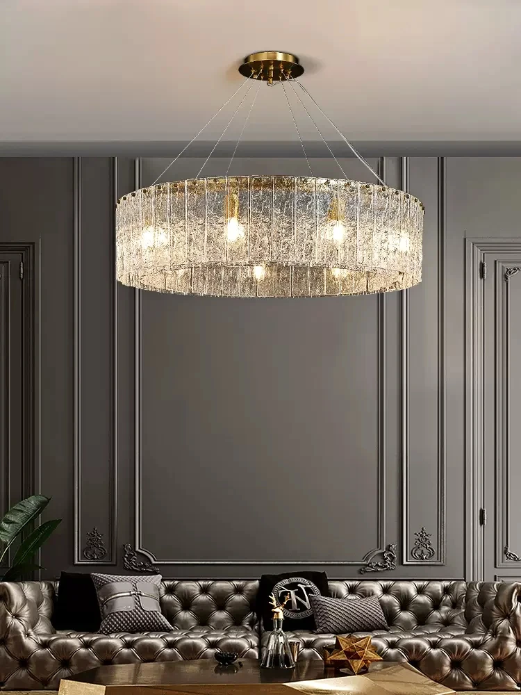 

Modern luxury and atmospheric crystal chandelier villa living room dining room hotel lobby decoration chandelier YX210TB