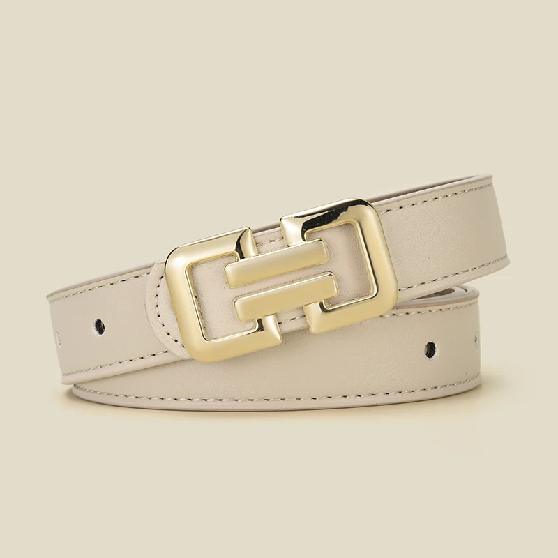 1-3pcs Simple Retro Color PU Belt Paired With Women's Dress Wide-leg Pants Belt Fashionable Smooth Buckle Belt Design