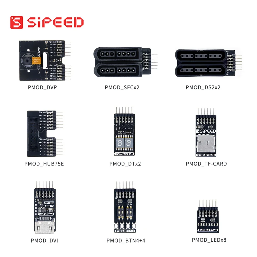 Sipeed Tang FPGA PMOD Module LED Switch HDMI Camera Digital Tube HUB75E