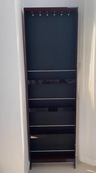 Door storage rack Ultra-thin hole plate Acrylic narrow slot storage rack