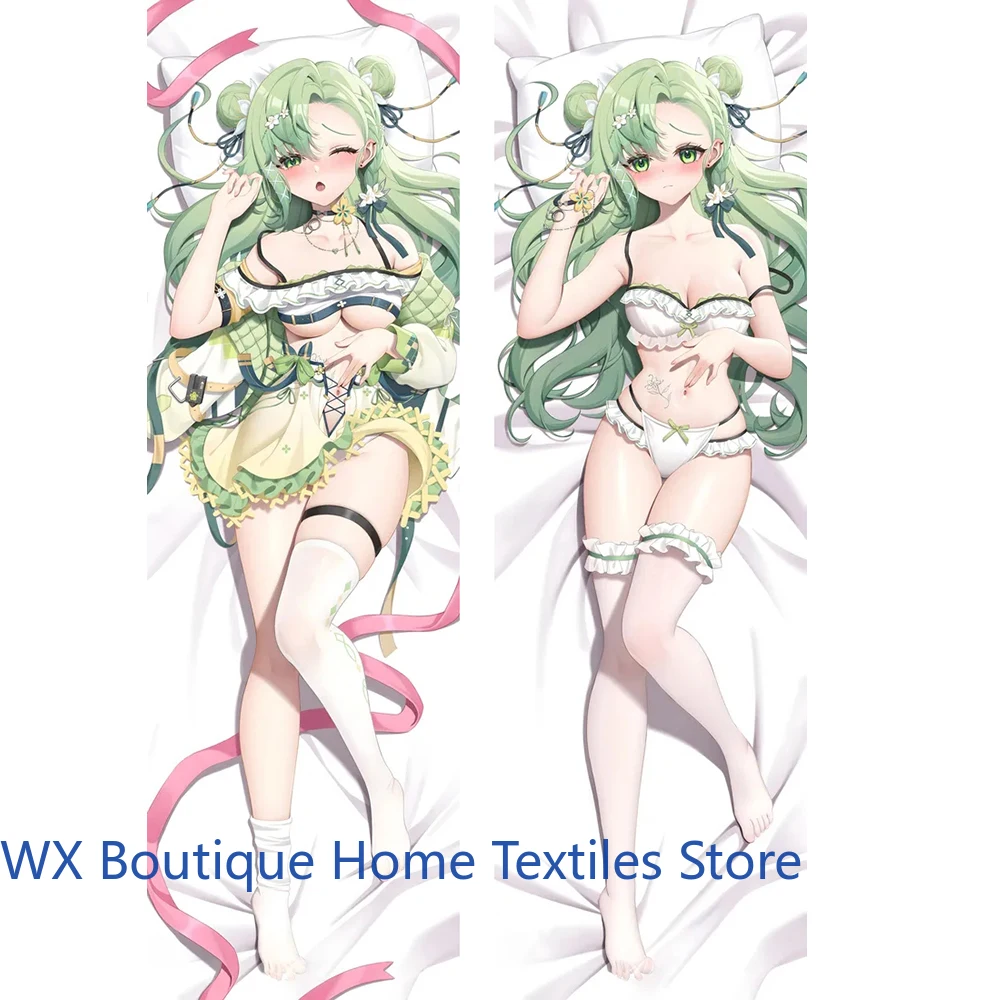 كارتون VTuber Sis Kawaii الجسم Dakimakura غطاء المعانقة كامل الجسم أنيمي المخدة