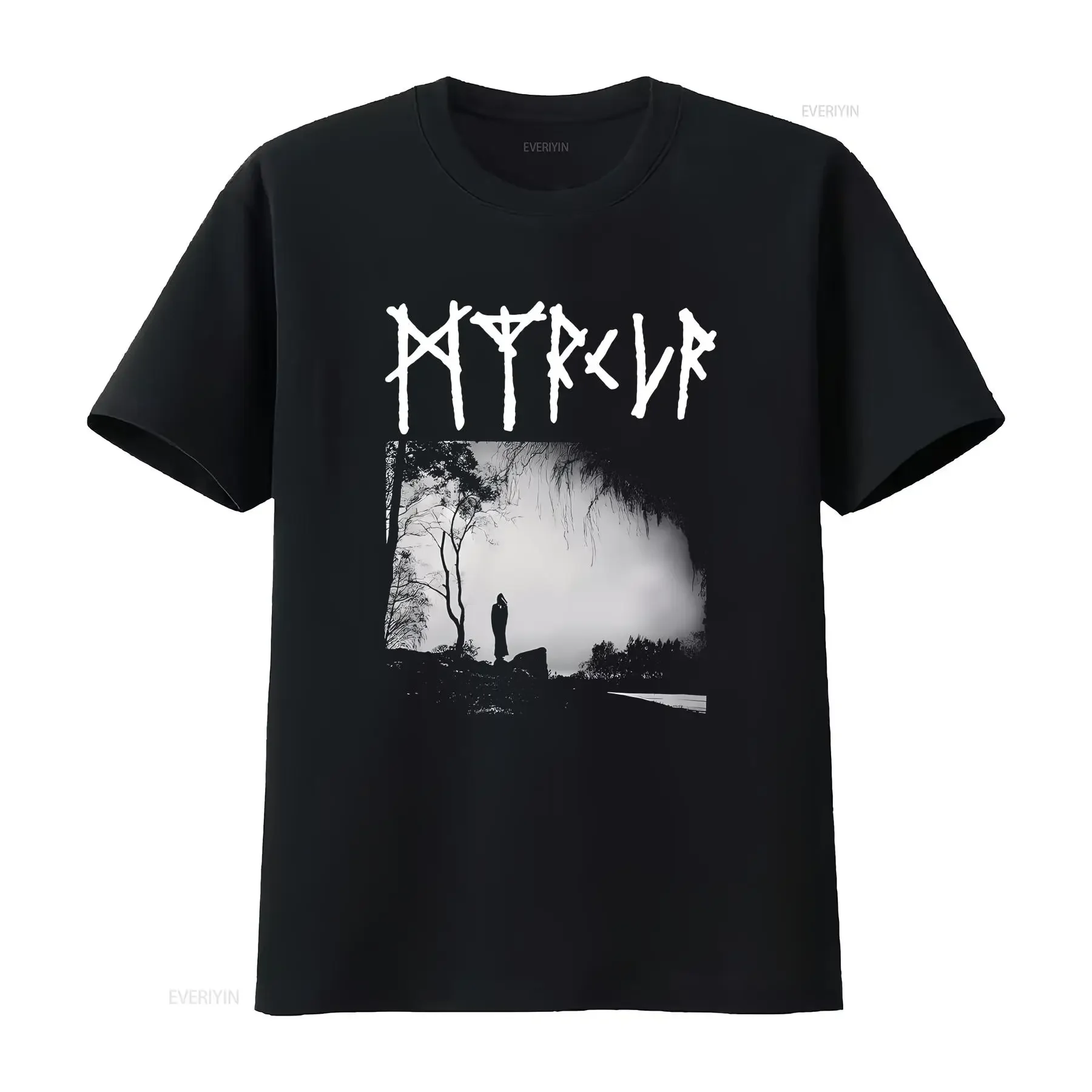 

myrkur m T Shirt vintage Washed Stretched fashion Comfortable Versatile Casual homme designer clothes graphic streetwear
