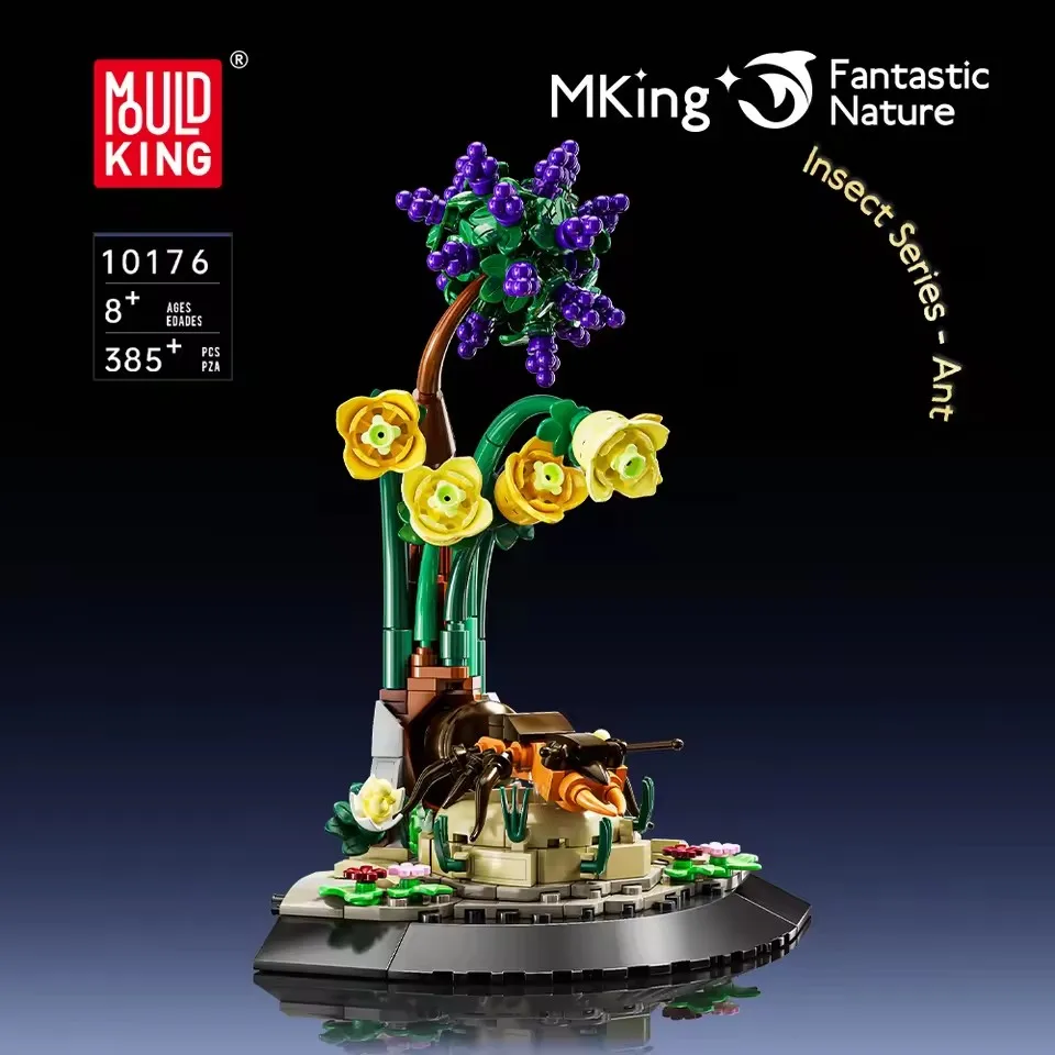 

Fantastic Nature Insect Construction 385PCS Ant Flower Building Kits Bricks Mould King Toys Set Educational Gifts