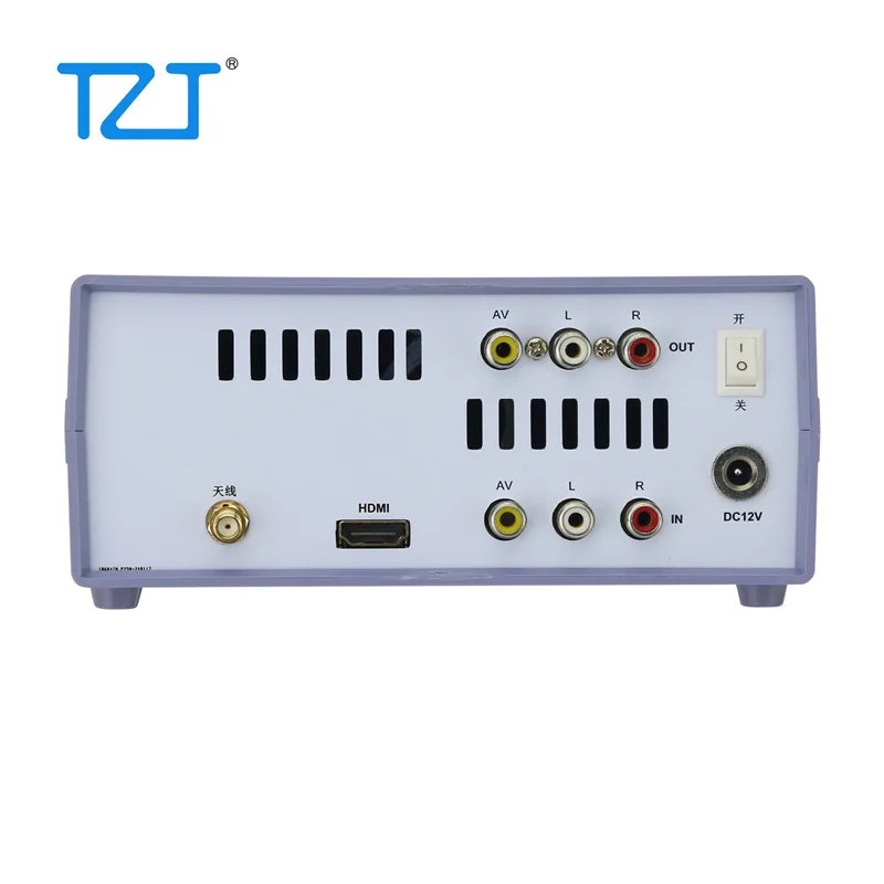 TZT Analog TV Transmitter RF Analog TV Signal Transmitter Fits Black and White TVs & Suitable for Home