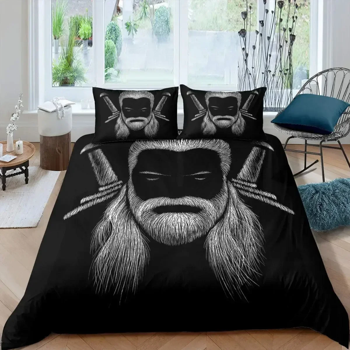 

Soldier Japanese-Style Warrior Comfortable Duvet Quilt Cover Pillowcase Bedding Set Children Bedroom Decoration Home Textile