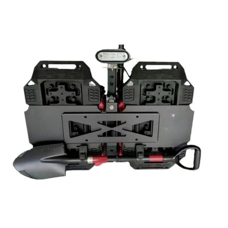 Expansion frame BJ40 tailgate integrated oil drum toolbox