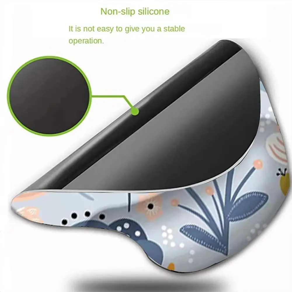 High Quality Silicone Mouse Pad Ergonomic Wrist Rest Gaming Mice Mat Non Slip Laptop Table Mat Home Office