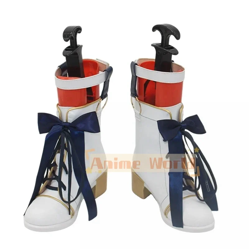 لعبة شينوبو سينغوكو أحذية كوسبلاي PU أحذية من الجلد أحذية كرنفال الهالوين مصنوعة حسب الطلب