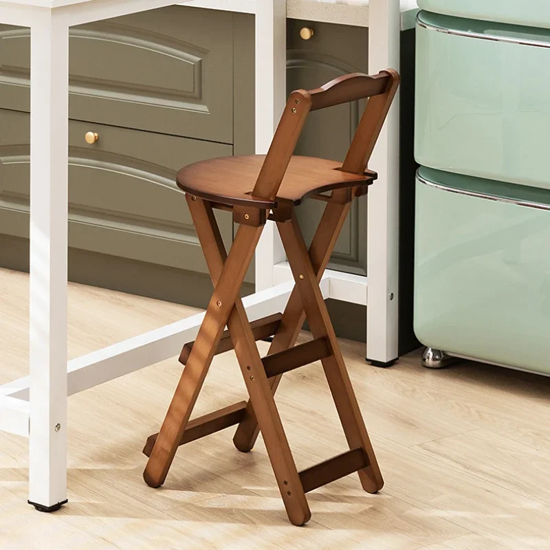 Foldable High Chair, Modern Minimalist Portable Stool, Comfortable Household Bar Stools, Stylish Home Seating