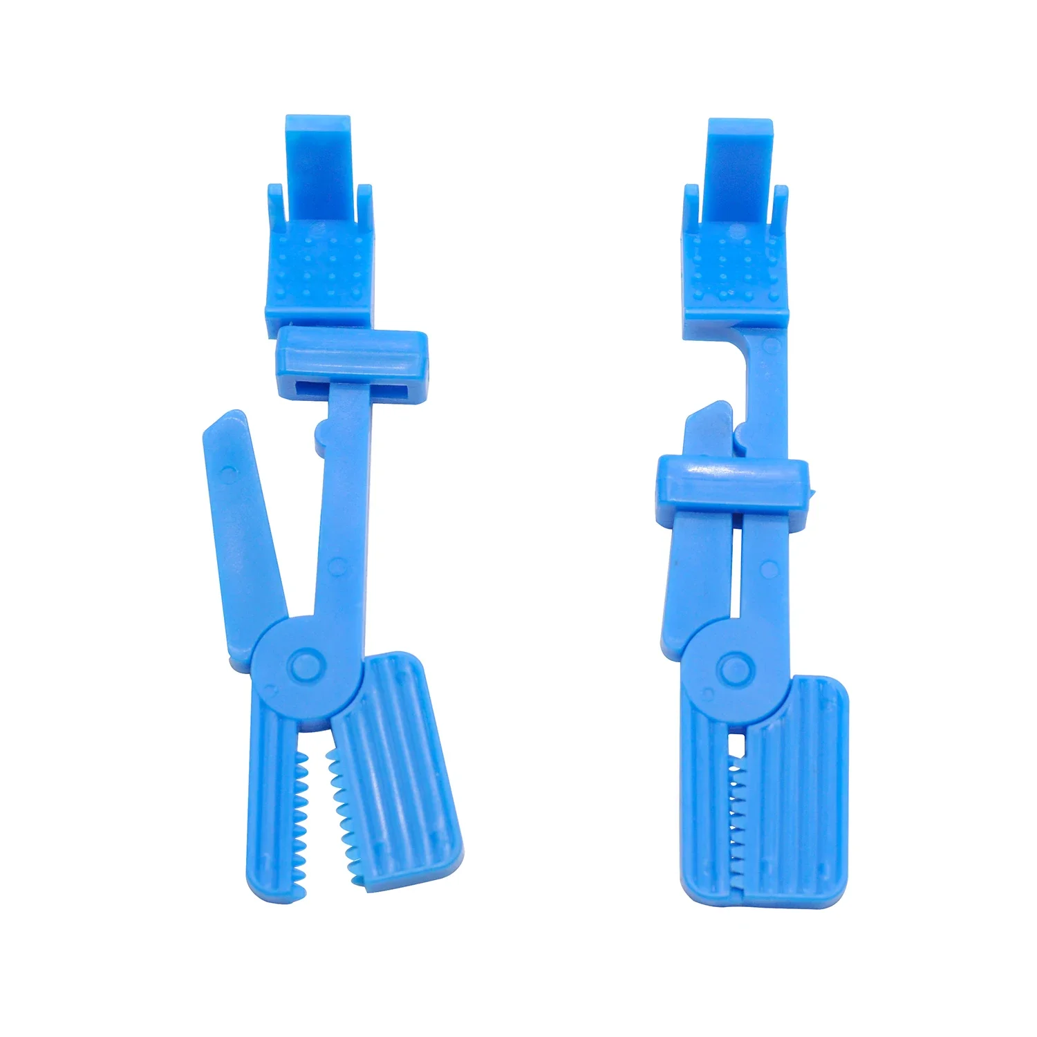 2/10pc Universal Plastic Dental X-Ray Film Clamp Snap Radiograph Holder Xray Sensor Positioner Blue Clip Dentist Lab Instruments