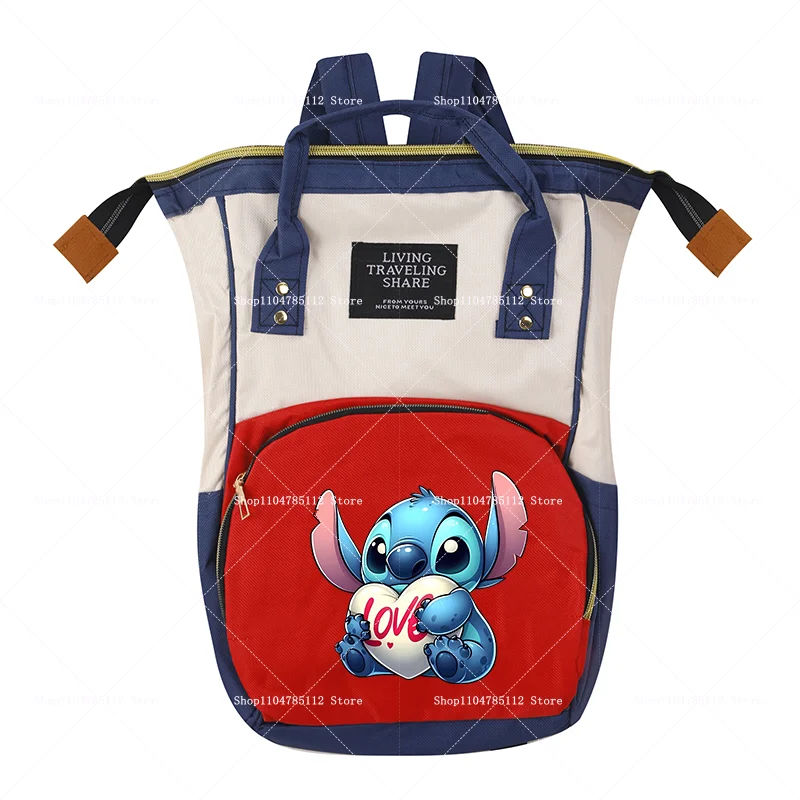 Borsa per il cambio dei punti Borsa per la madre alla moda multifunzionale di grande capacità Cartoon Anime Zaino per pannolini per biberon impermeabile carino