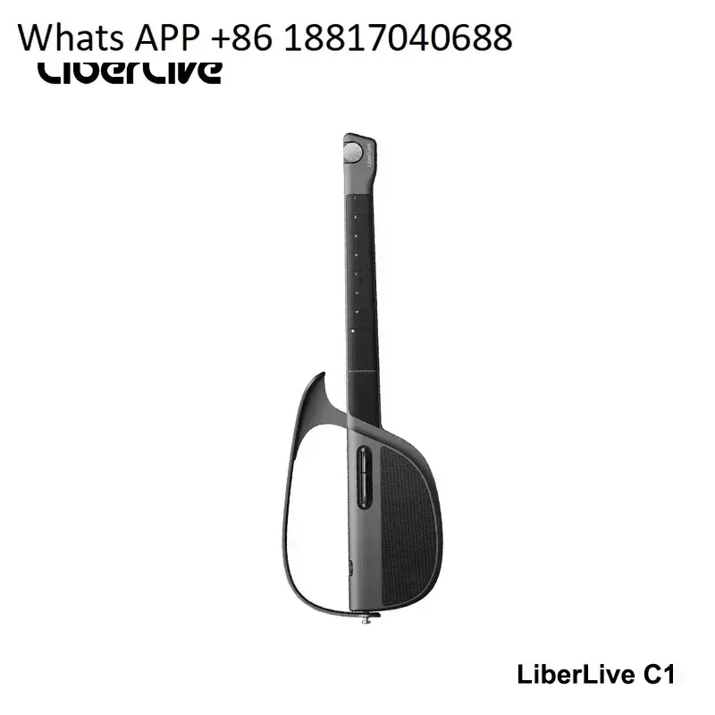 

LiberLive C1 Stringless Foldable Smart Travel Fusion Accompaniment With Bag Guitar Strap