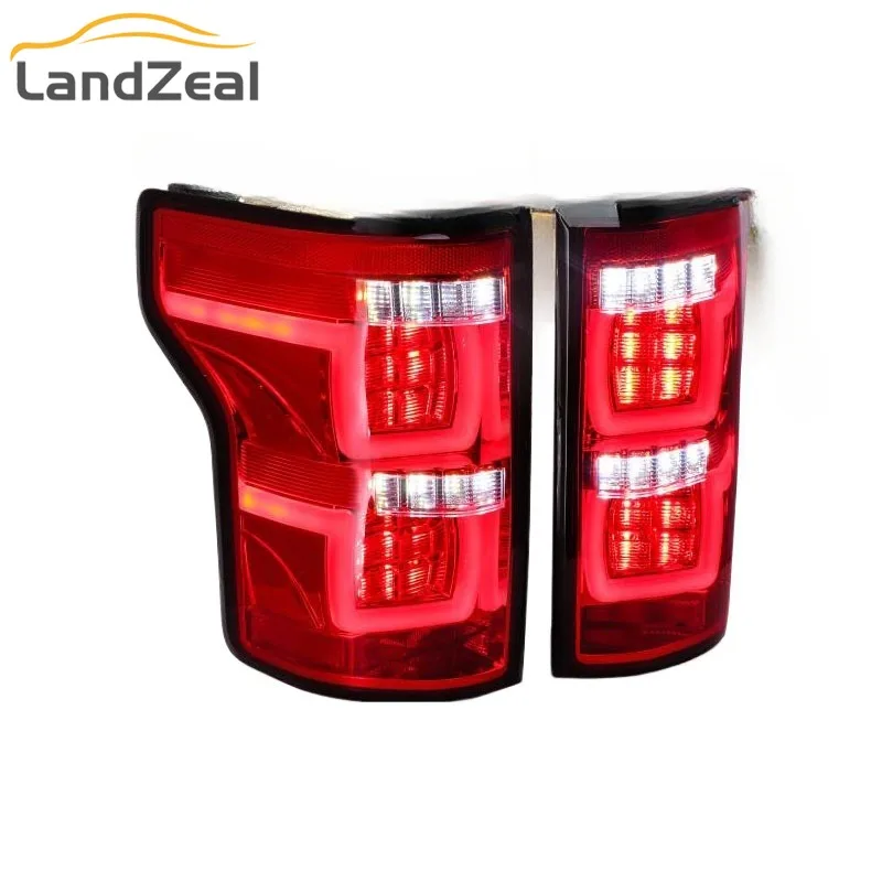 1Pair 6602 Signal Lamp Assembly Turn Signal Running Brake Light Led Tail Lamp Lights Taillight For Ford F150 2015 2016 2017