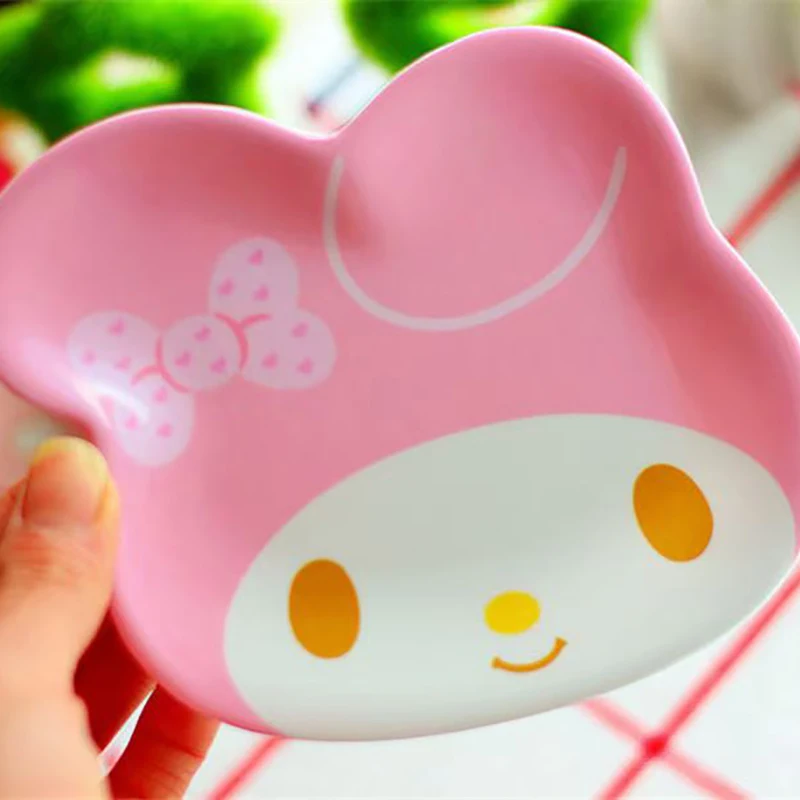 Sanrio Hello Kitty My Melody Keroppi Kawaii Dinner plates anime Snack plates Fruit snack tray