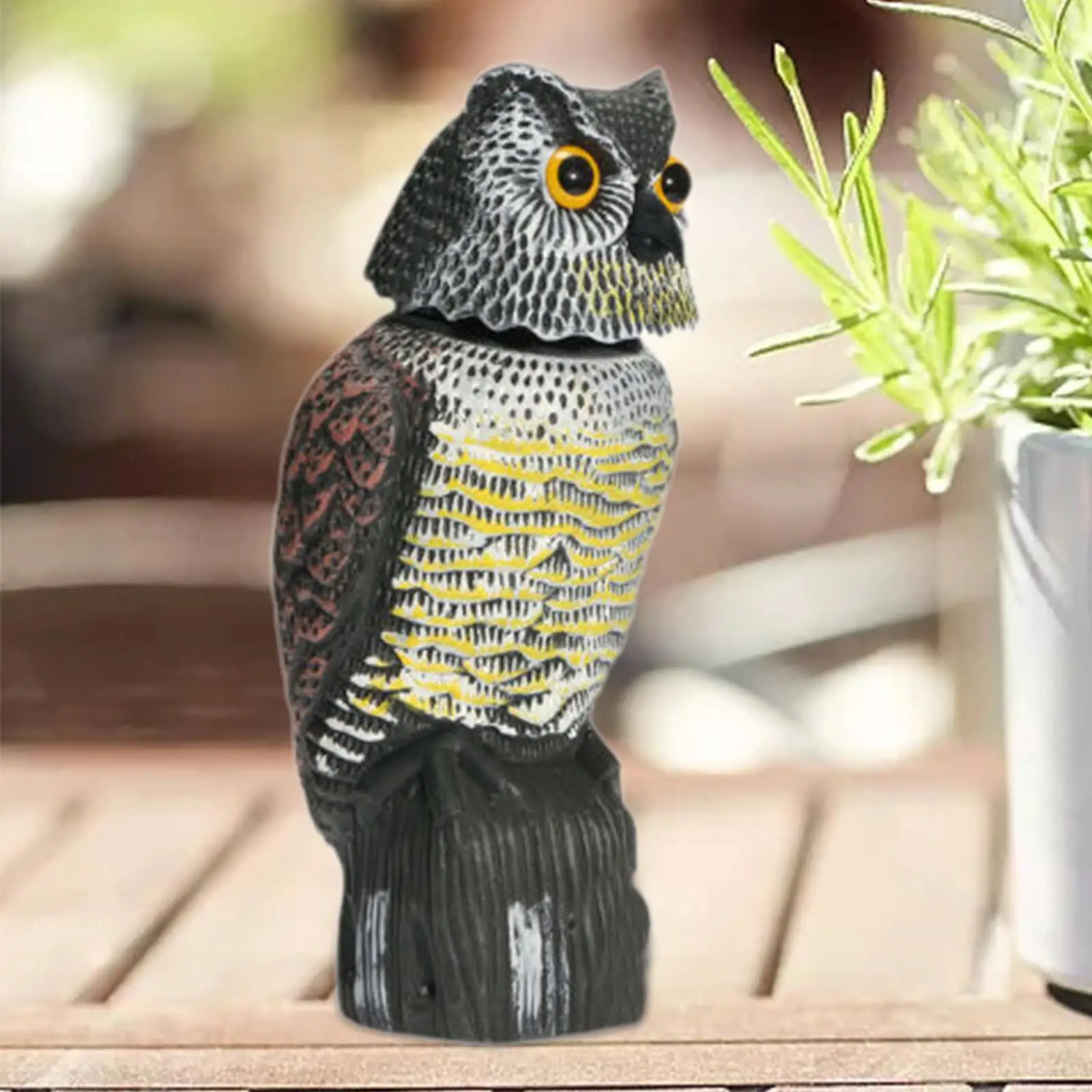 

Имитация статуи-приманки совы, устойчивый к атмосферным воздействиям орнамент для фермы во дворе на открытом воздухе