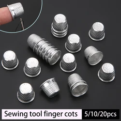 5/10/20pcs Antique Hard Metal Brass Sewing Thimble Needles Partner Finger Protector DIY Sewing Tools