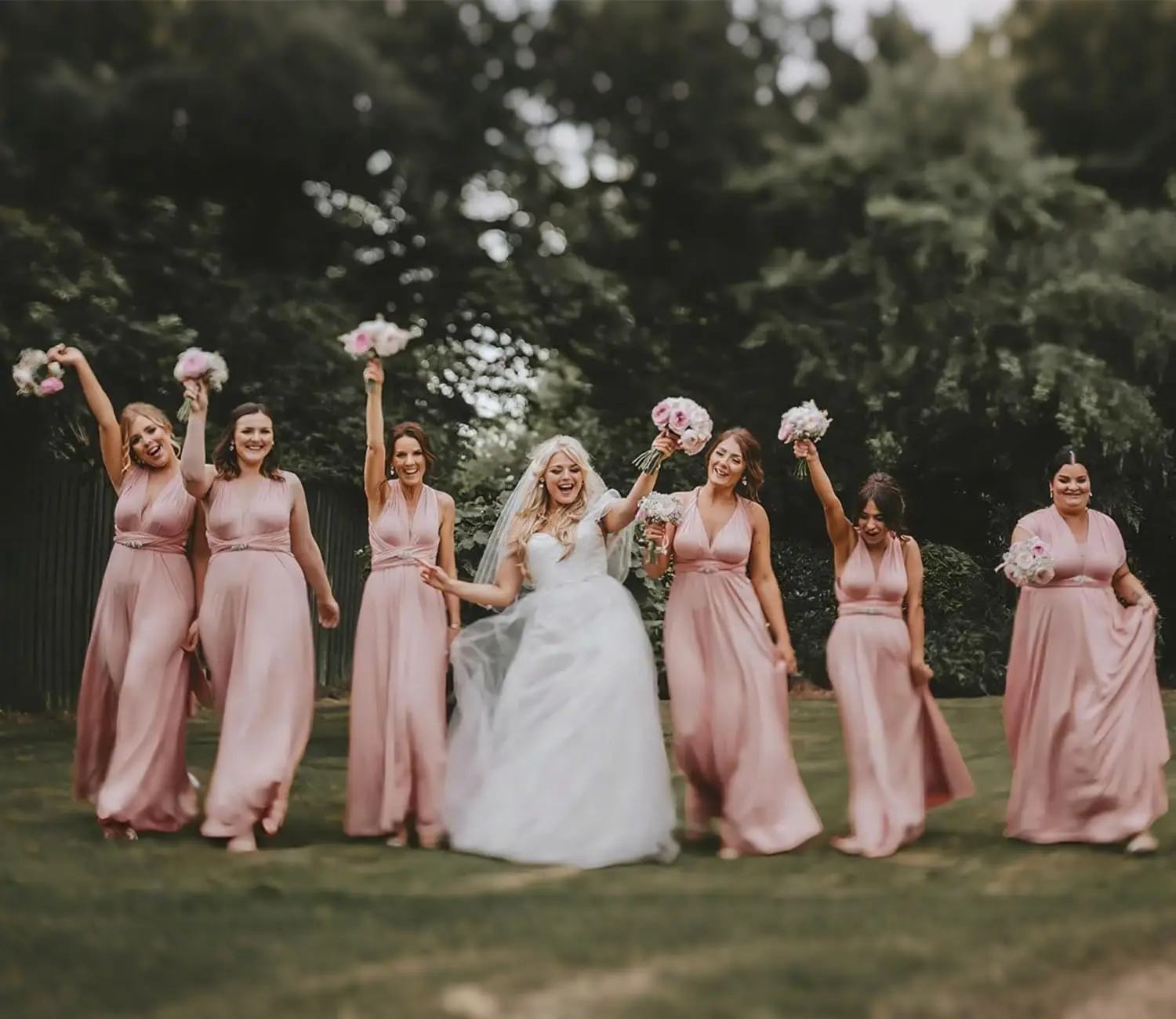 2025년 신상품 다용도 들러리 드레스, 웨딩 게스트 드레스, 플러스 사이즈 이브닝 가운, 맥시 컨버터블 멀티 방향 드레스