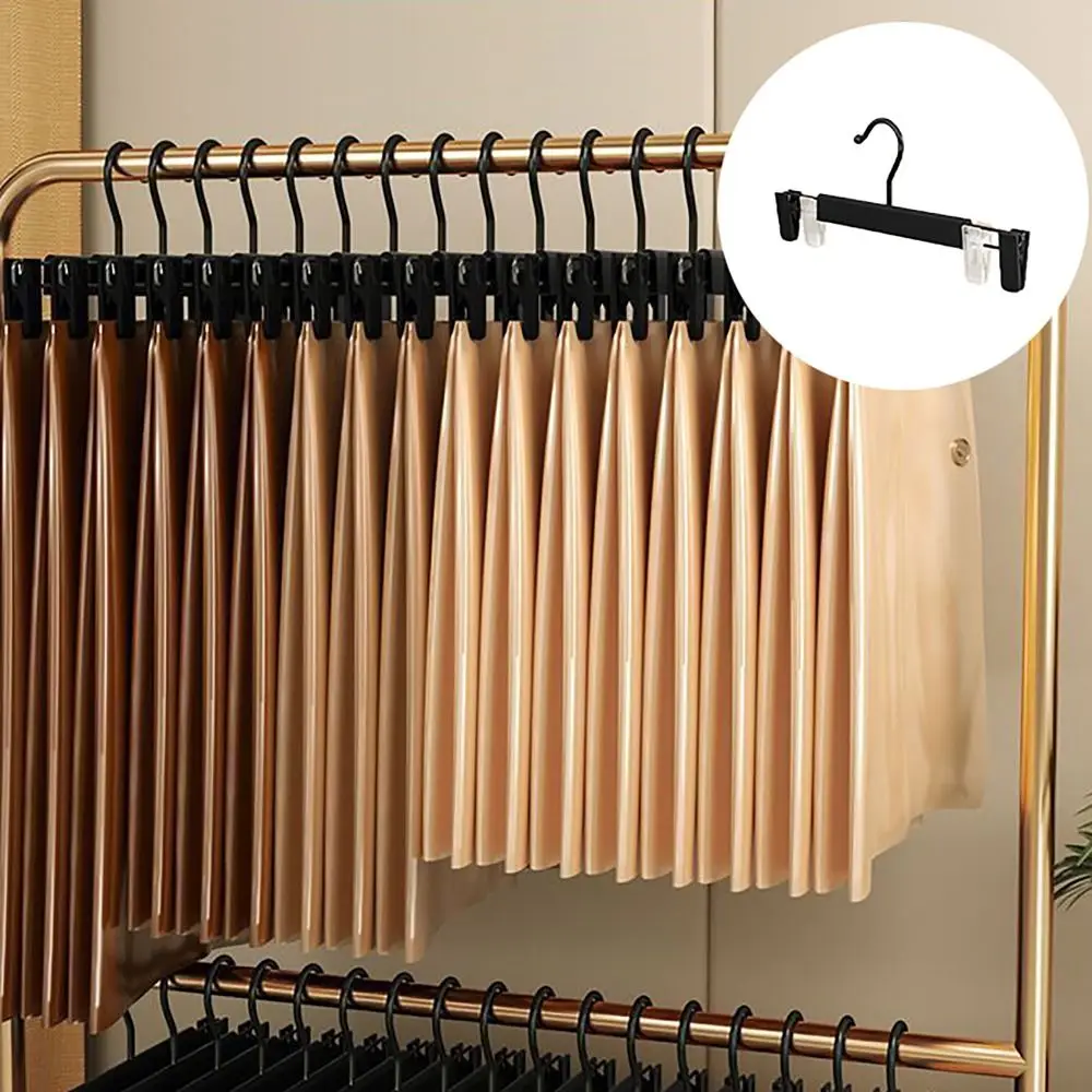 Upgrade Bearing Non-trace Clothes Hanger Pants Skirt Underwear Socks Non-slip Stretchable Hook Hanger Storage Accessory