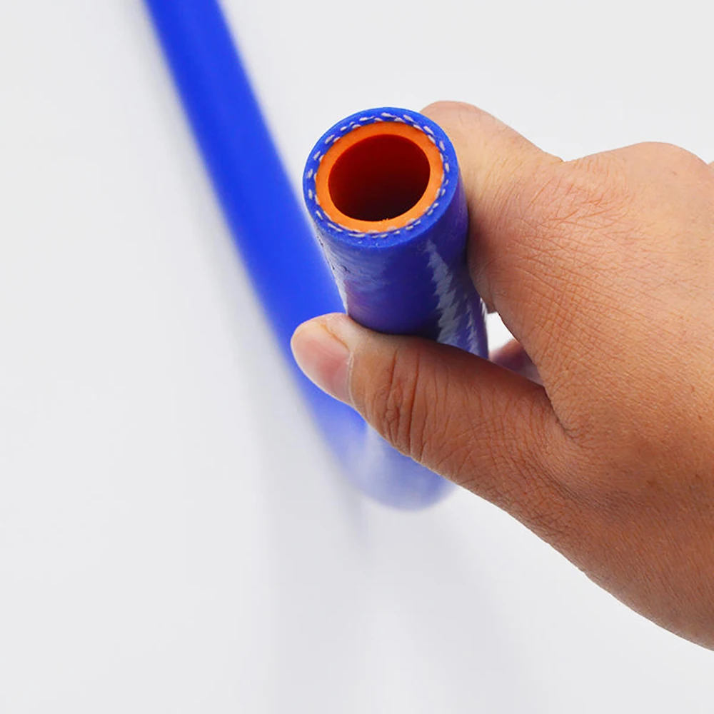 Mangueira de silicone automotiva de 4m, resistente ao calor, tubo de vácuo de alta pressão, ar quente, tubo de água, cilindro de borracha para automotivo