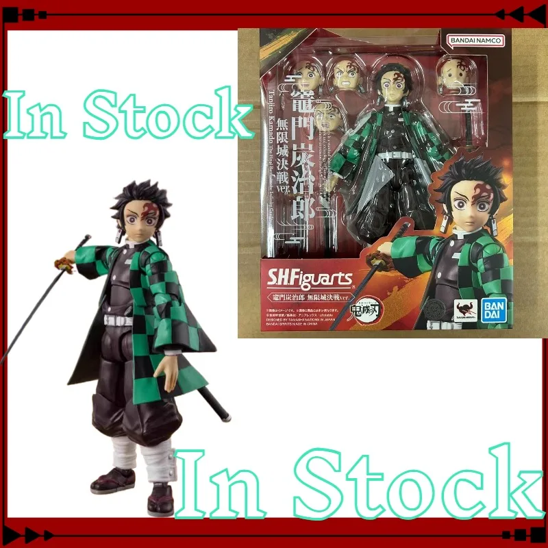 

В наличии: Фигурка Bandai S.H.Figuarts Танджиро Камадо из аниме «Битва на пальцах: Замок Бесконечности», коллекционная модель, игрушка-украшение