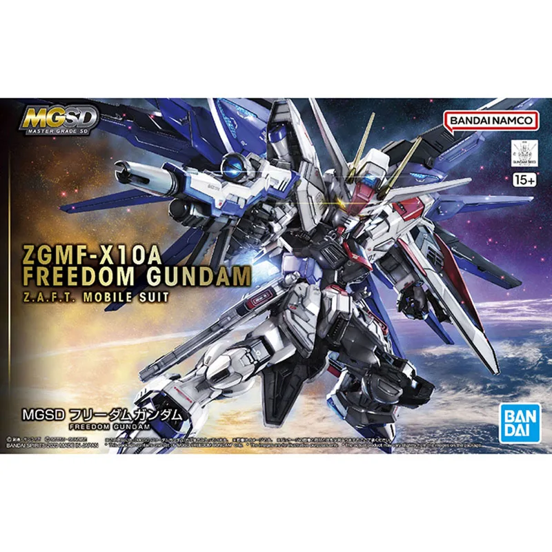 STOCK BANDAI GUNDAM KIT MGSDZGM F-X10 FREE GUNDAM Assembly Model Removable Joint High Quality Collectibles