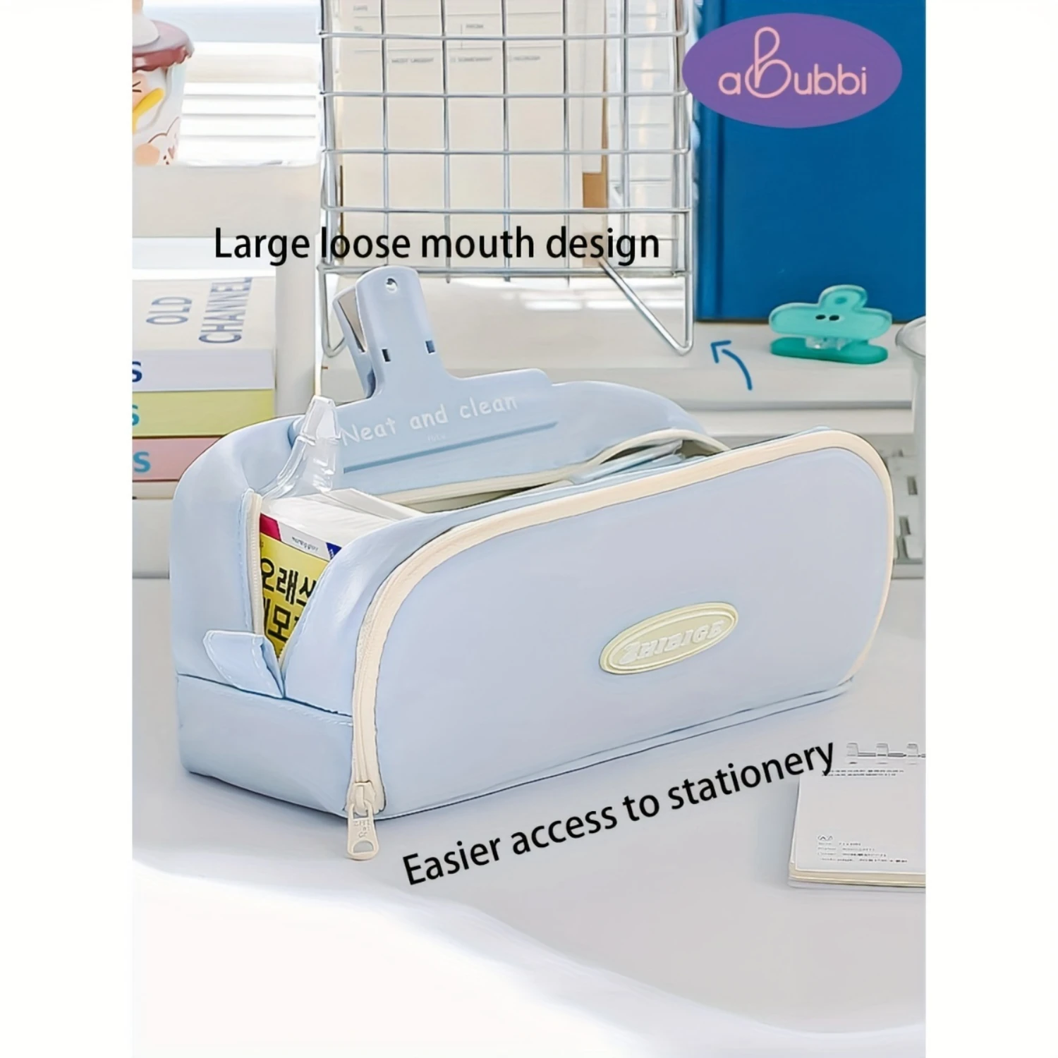 High-Capacity Fabric Pencil Case, Double-Layer Organizer Ideal for Extensive Collection