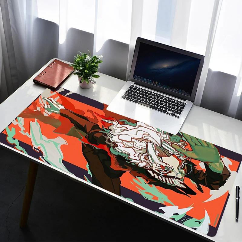 Mauspad PC D-dandadan Rutschfestes Gummi Cartoon Mousepad Laptop Gamer Schrank Tastatur Pad Büro Computer Gaming Schreibtisch Mauspad