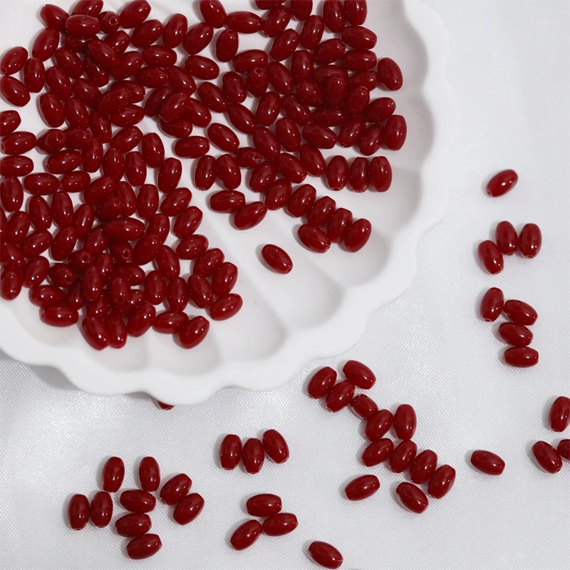 4x6mm Oval Porcelain Smooth Ri - đánh giá và giá Embroidery Glass Beads