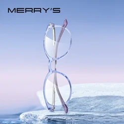 MERRYS DESIGN Women Vintage Oval Glasses Frames TR90 Eyewear Optics Frame Prescription Glasses Optical Eyewear S2970