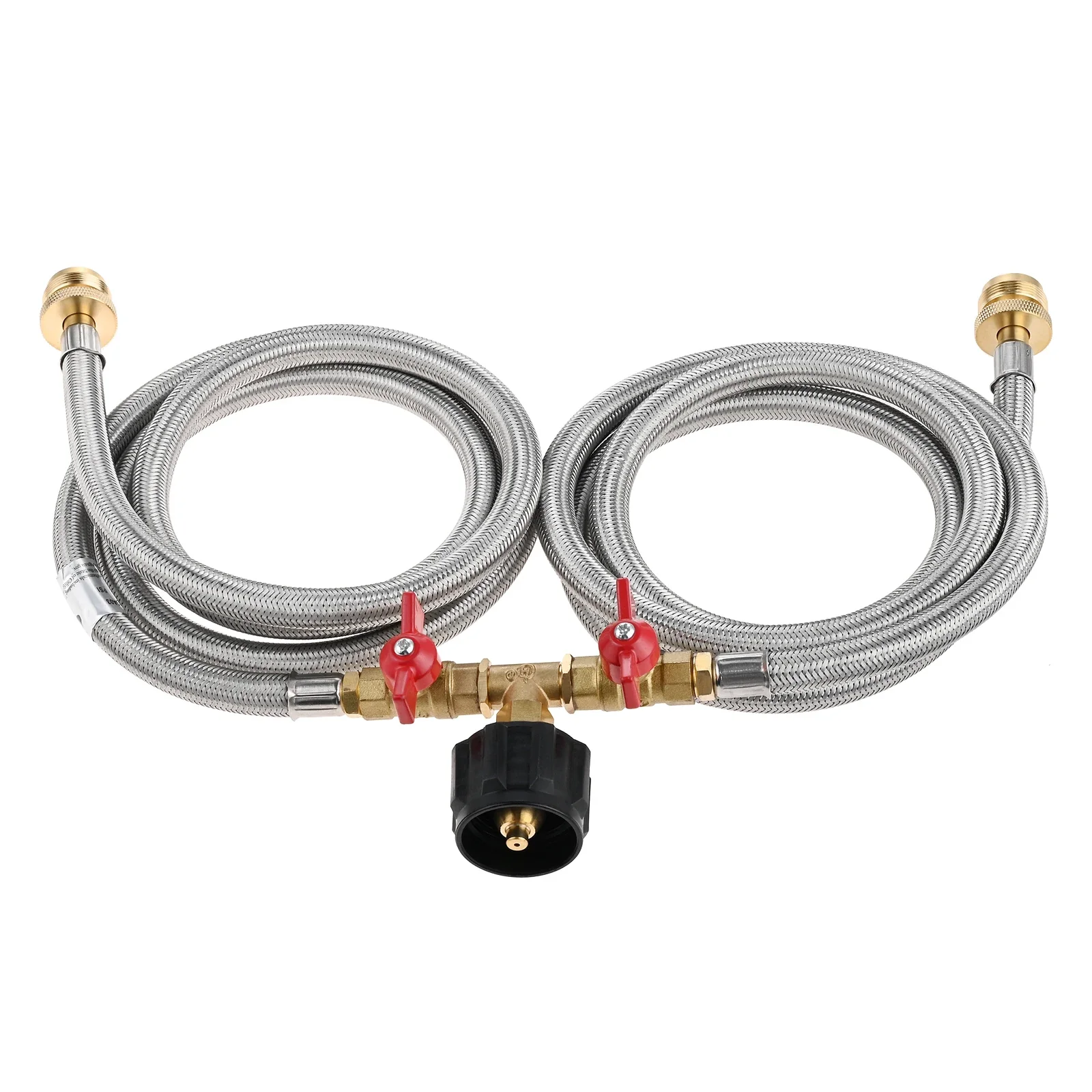 อะแดปเตอร์แปลงถังโพรเพน5ฟุต2ทางสำหรับ QCC1 / Type1 20lbs ถังแก๊สสำหรับเตาย่างตั้งแคมป์