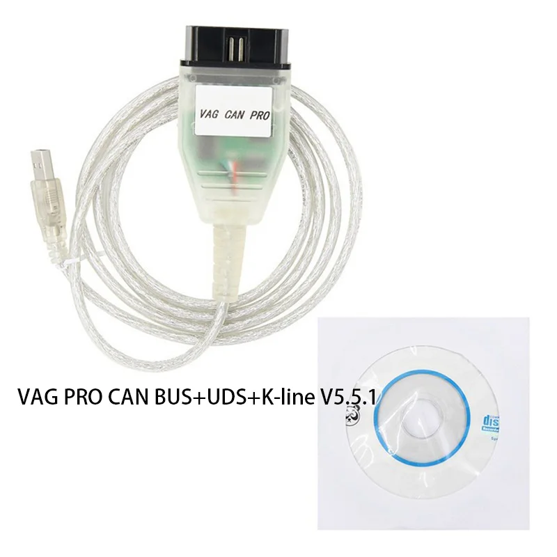 

OBD2 Car Diagnostic Cable VAG PRO CAN BUS+UDS+K-line V5.5.1 OBD Adapter Cable for VW for AUDI Car Connector Cable Auto Scan Tool