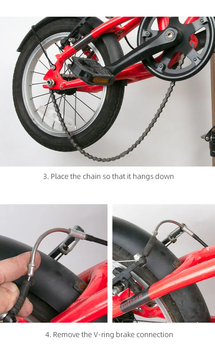 Für Singlespeed-Spannrolle, Fahrradkette, Aluminiumlegierungs-Führungsrolle, Kettenblattspreizer, Hinteres Schaltwerk, Reißverschluss – Detail 14