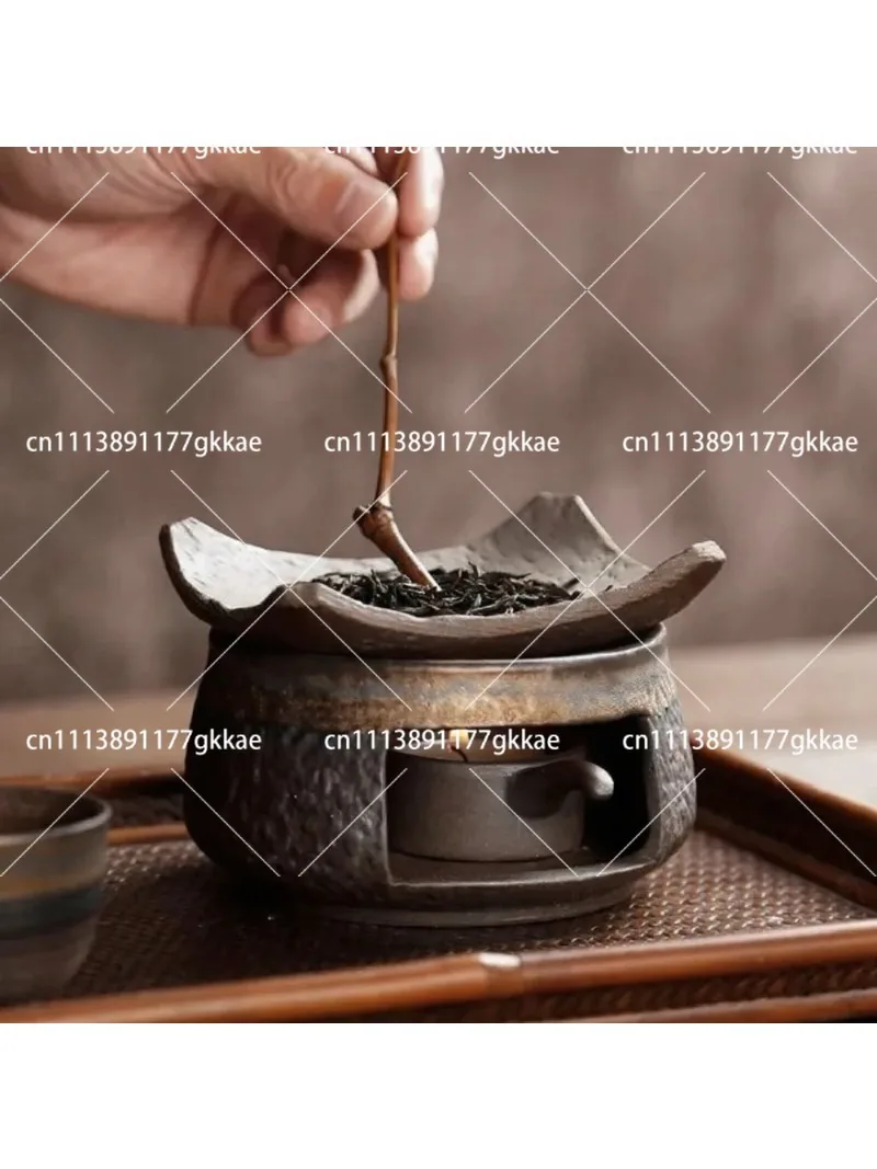 Handmade Ceramic Aromatherapy Oil Burner with Tealight Holder for Home Fragrance, Meditation, Relaxation Decor