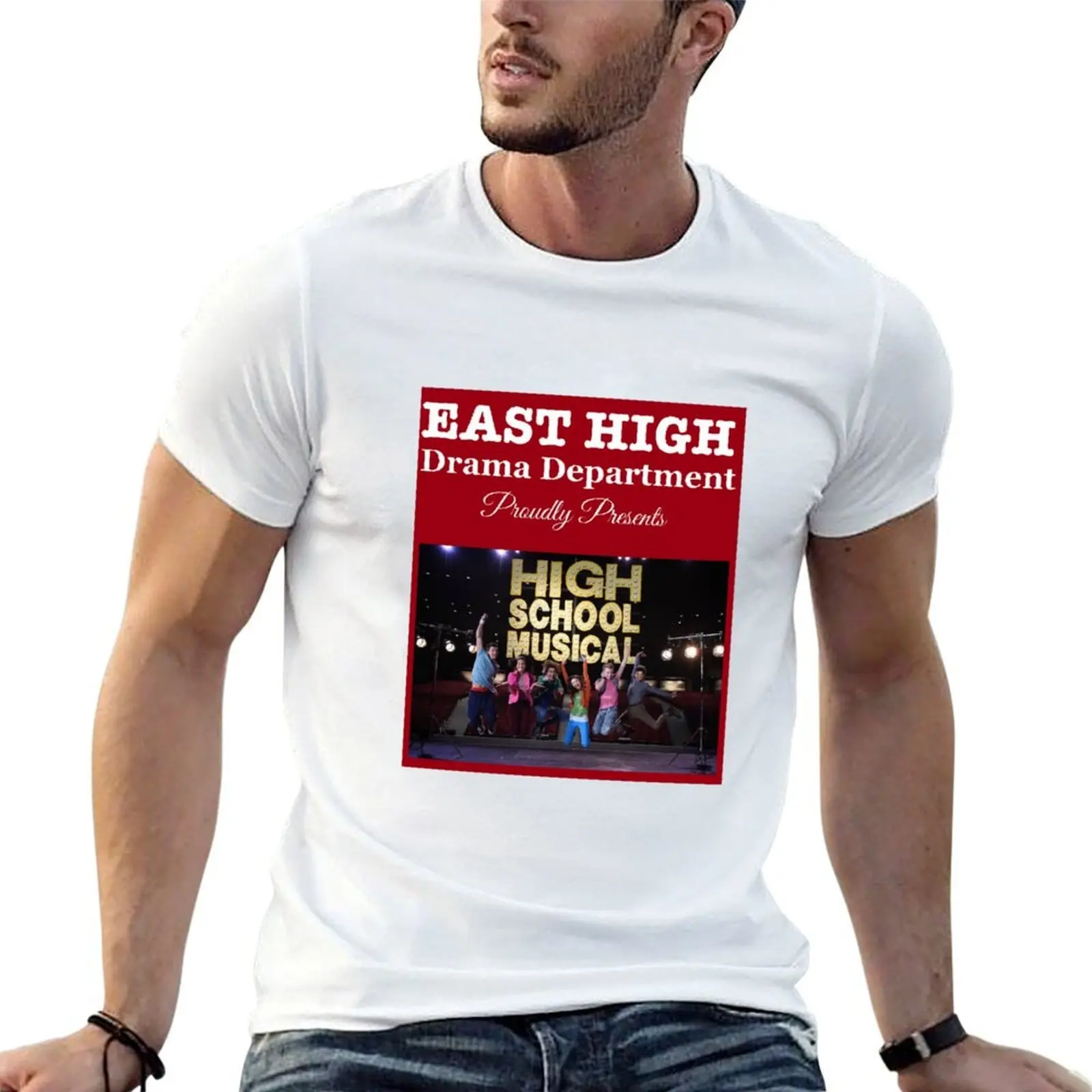 HSMTMTS Program T-Shirt boys animal print funny shirt cotton mens fashion