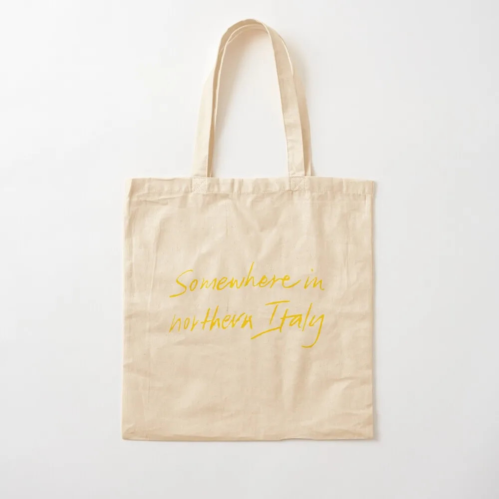 

Somewhere in Northern Italy - Call Me By Your Name Tote Bag canvas bags cloth bag woman shopper bag women canvas Canvas Tote