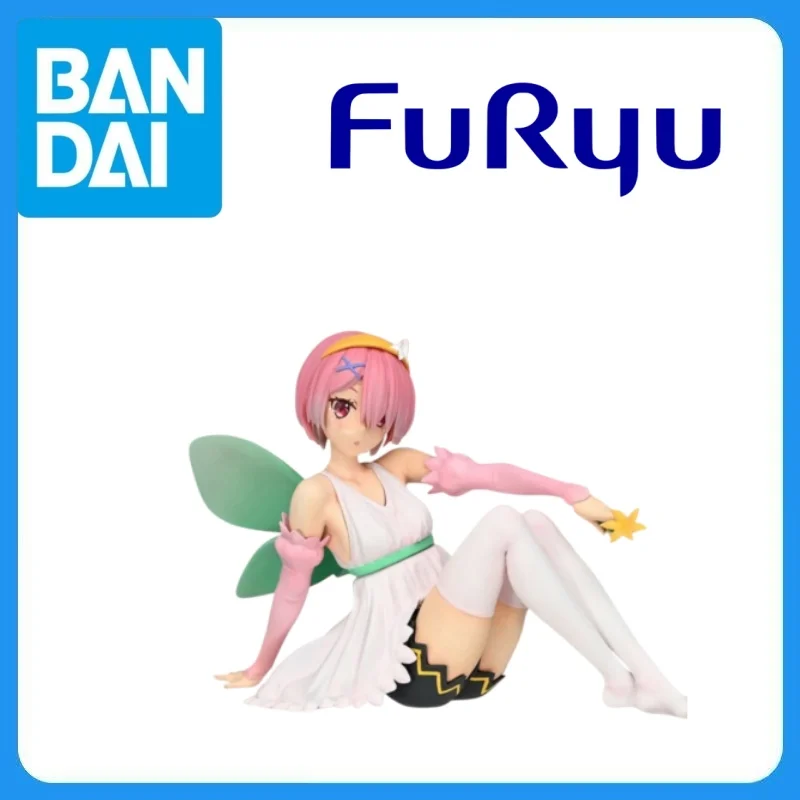 В наличии: Оригинальная фигурка-стоппер FuRyu Re:Zero Kara Hajimeru Isekai Seikatsu Ram Noodle Stopper, модель Хана Но Юсей, аниме-мультфильм, игрушка