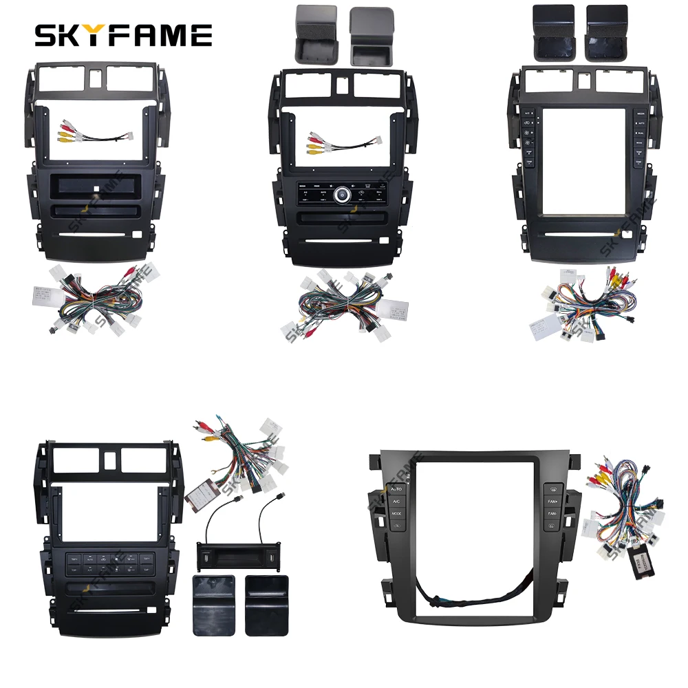 SKYFAME автомобильная рамка, адаптер для фасции Canbus Box, декодер Android радиоприемника, комплект панели для Nissan Teana J31 Cefiro Samsung SM7