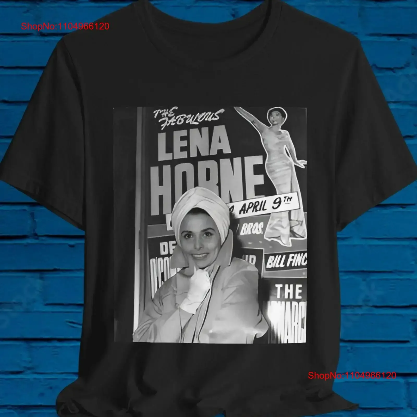 Camiseta Lena Horne, foto rara, frente de su propio cartel, Billie Holiday, historia negra, mes, película de los años 50, carmen jones, cabina en hombre