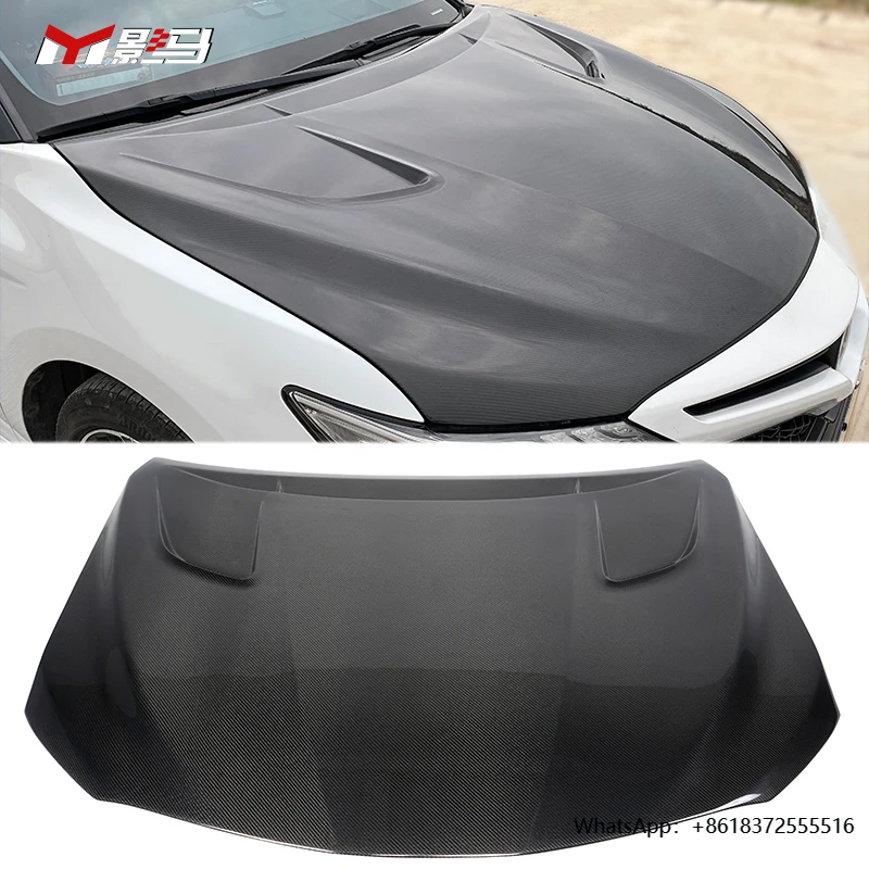 

daCarbon Fiber Front Bumper Engine Hood for Toyota Camry 8TH Car Engine Cover Hood
