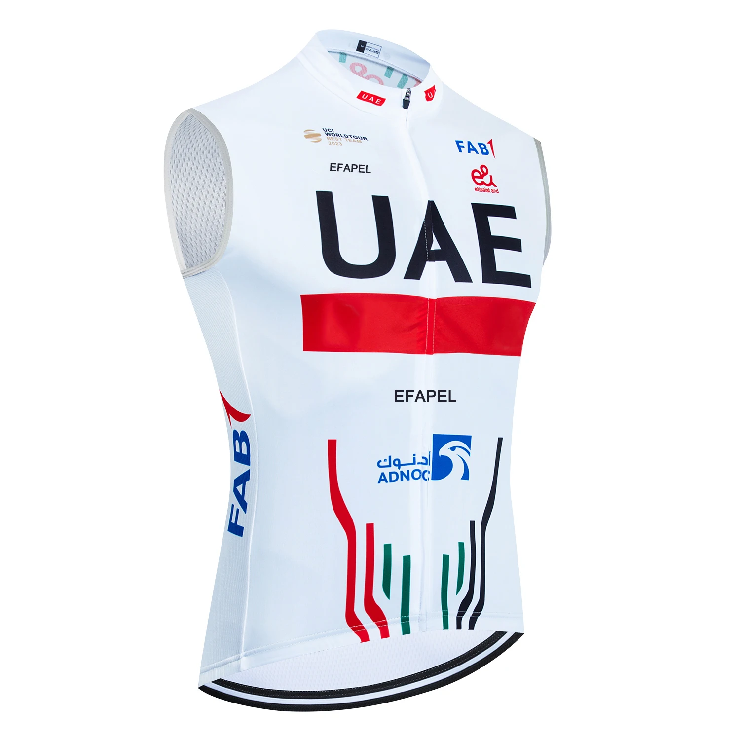 New Gold UAE Cycling Jersey Summer Windbreaker Men Bike Vest Maillot Ropa Ciclismo Pro Bicycl Tshirt Clothing