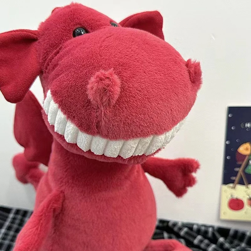 35 cm Schöne Dinosaurier Plüsch Spielzeug Super Weiche Cartoon Stofftier Dino Puppen für Kinder Baby Umarmung Puppe Schlaf Kissen wohnkultur