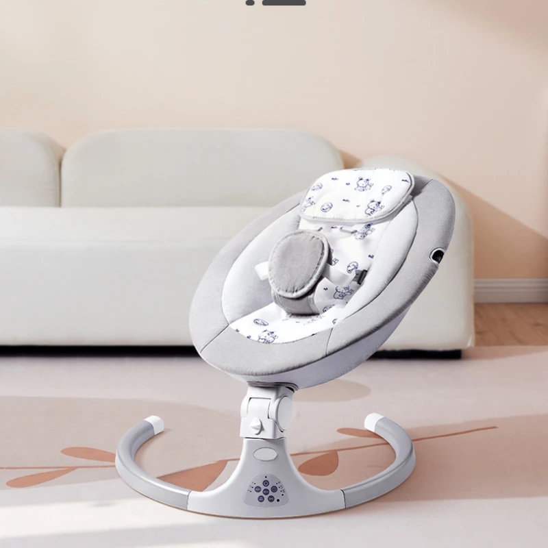 Baby Rocking Chair New Style Smart Bluetooth Electric Cradle Bed With Music Electric Swing Newborn Shaker