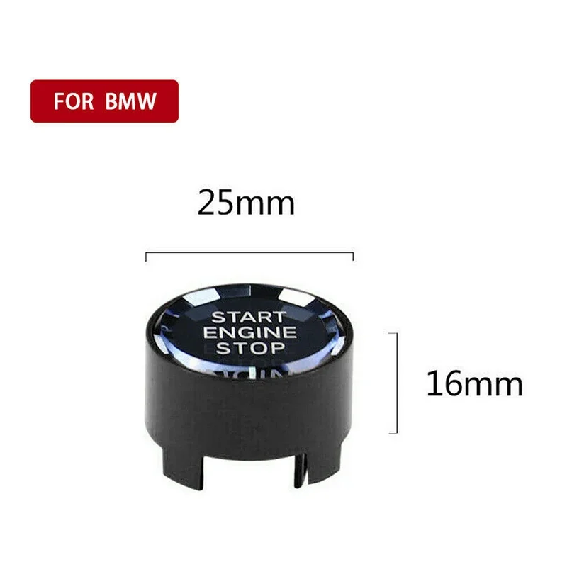 For BMW F20 F21 F52 F22 F23 F45 F46 F30 F35 F34 F32 F36 F10 F18 F07 F12 F13 Car Crystal Engine Start Stop Push Button Cover Trim