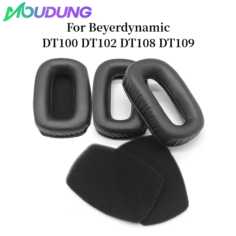 

Soft Foam Protein Leather Headphone Earpads Ear Pads For Beyerdynamic DT100 DT102 DT108 DT109 Headset Earphone Sleeve
