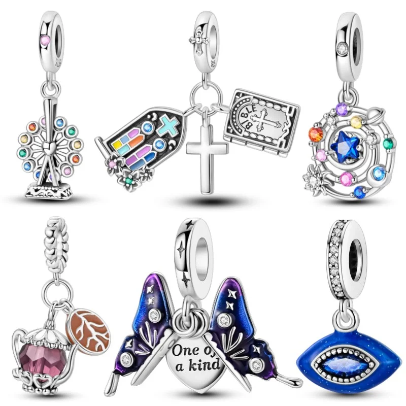 Original Genuine 925 Sterling Silver Guardian Heart Safety Chain For Pan Bracelet DIY Charm Women Jewelry Fashion Gift Hot
