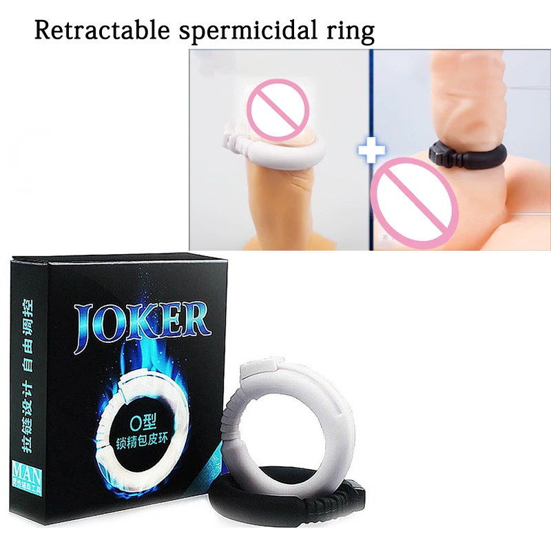 Male Spermatic Ring Phimosis Corrector with O-ring of Prepuce-blocking Ring Adult Toys Penis Cock Ring