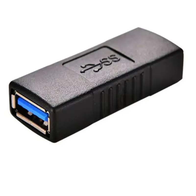 

A23F-USB3.0 Cable Splitter Female To Female Converter Laptop USB Disk Keyboard High Speed Data Transmission Charge Adapter